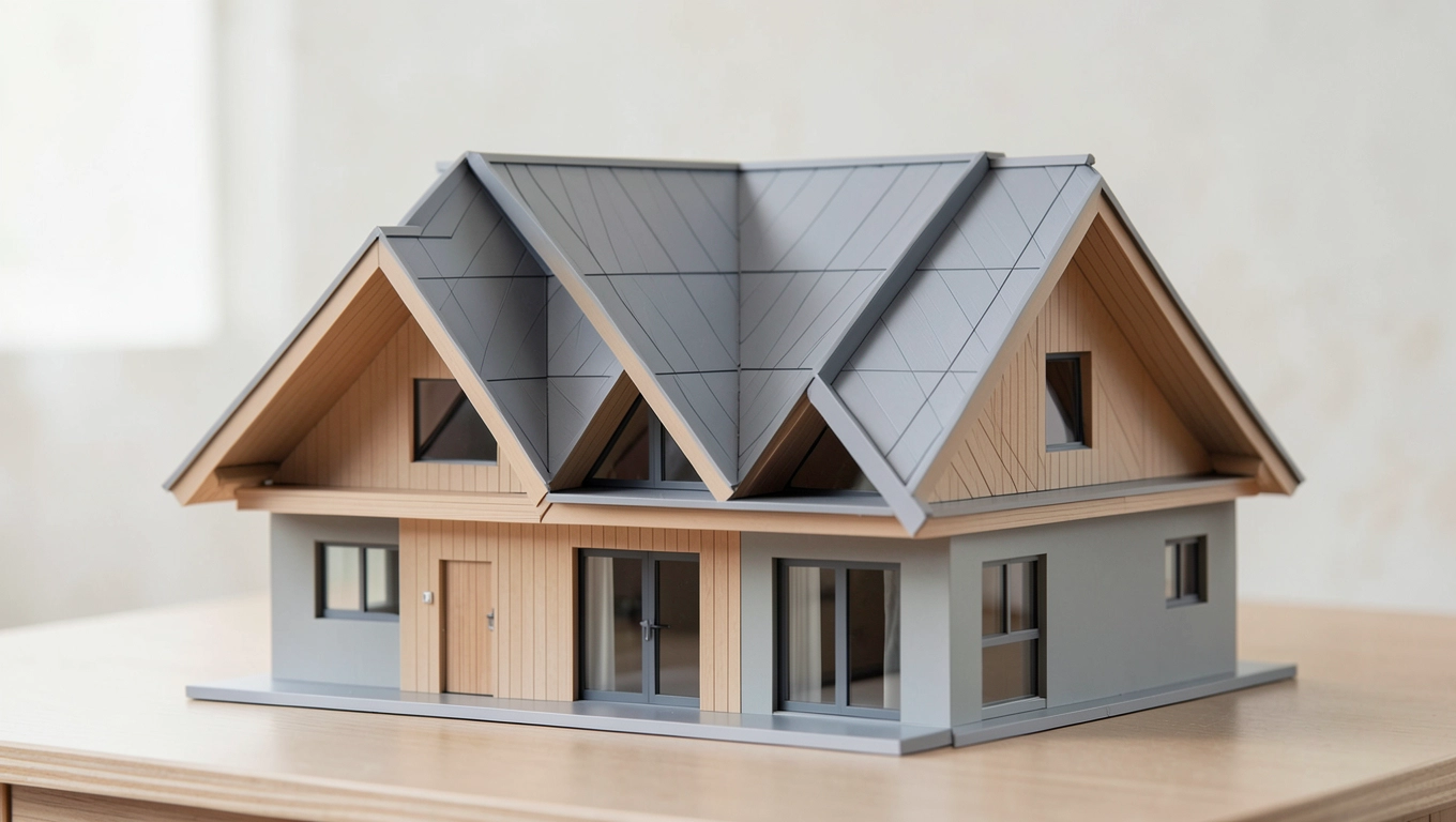 Jak obliczyć powierzchnię dachu czterospadowego