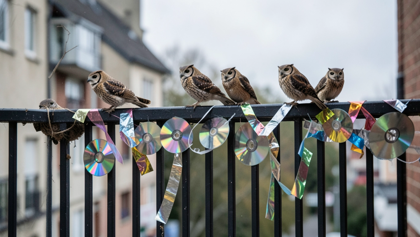Jak odstraszyć ptaki z balkonu
