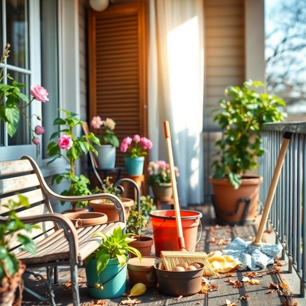 Jak Posprzątać Balkon