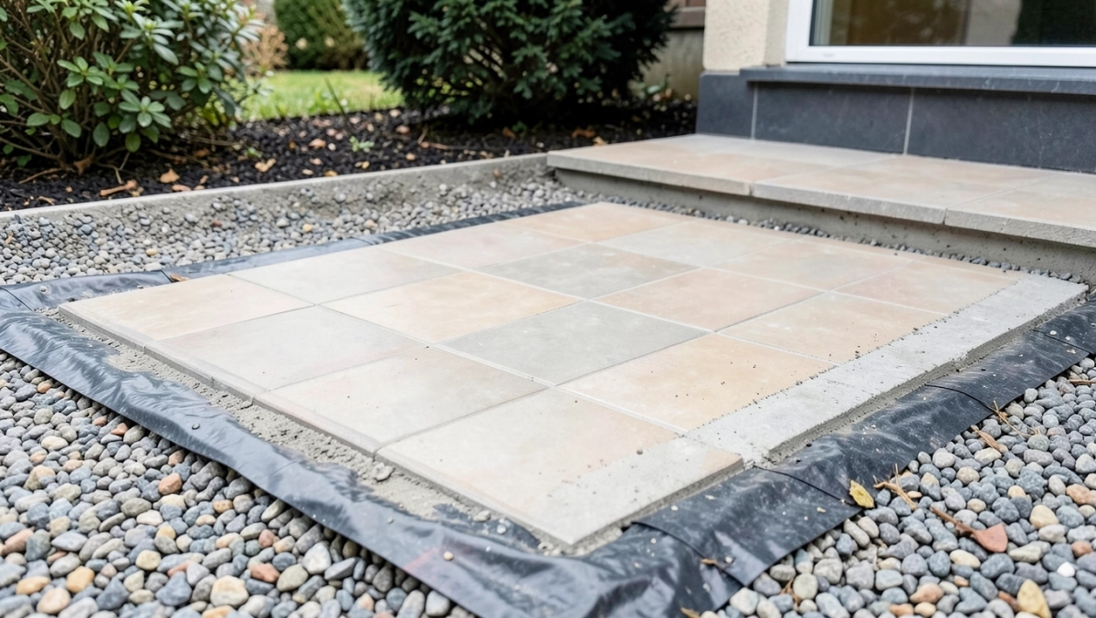 jak przygotować taras pod płytki