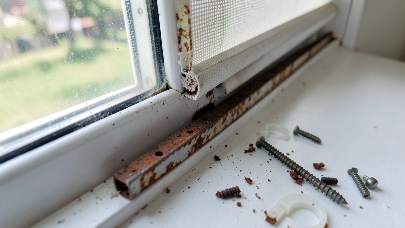 Jak usunąć stare prowadnice od rolet