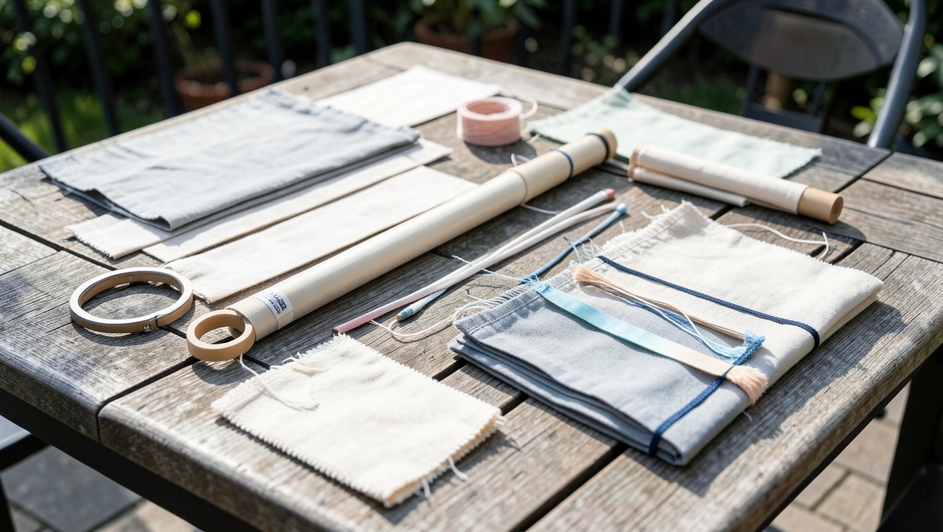 Jak uszyć roletę rzymską na taras