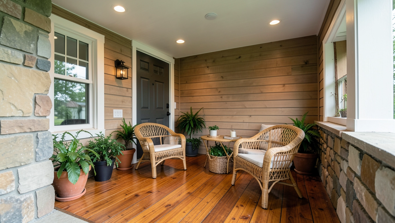 Jak wykończyć ganek w środku