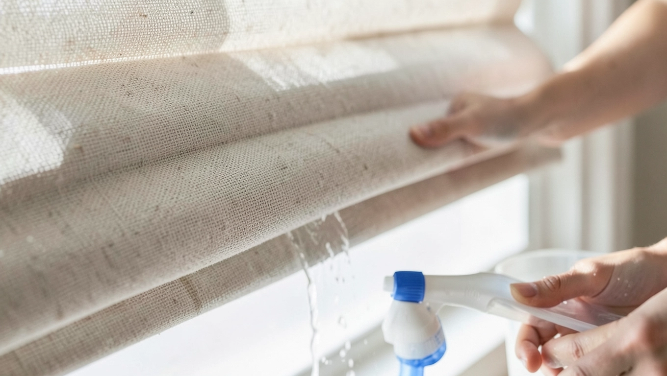 Jak wyprać rolety materiałowe