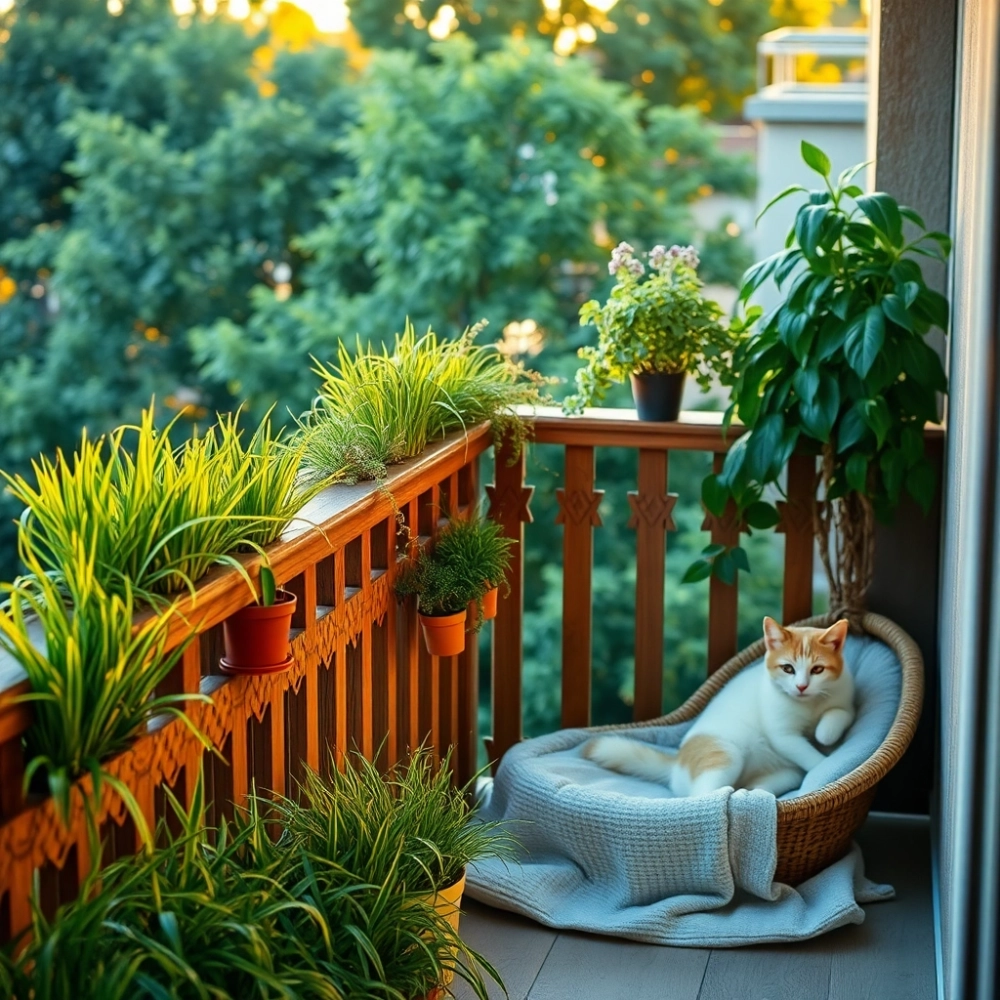 Jak zabezpieczyć balkon dla kota bez siatki