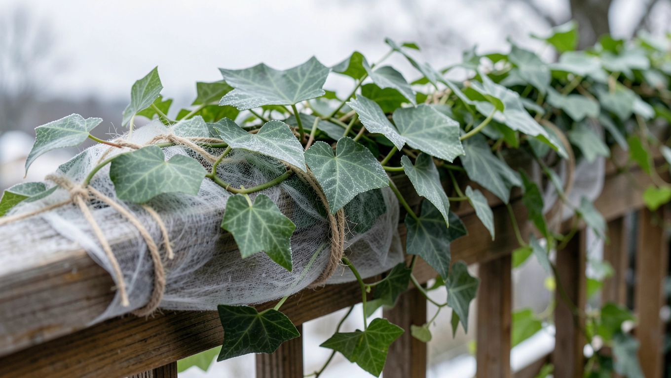 Jak zabezpieczyć bluszcz na balkonie na zimę