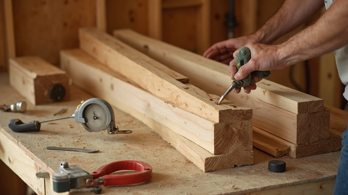 jak zacinać krokwie na dachu jednospadowym