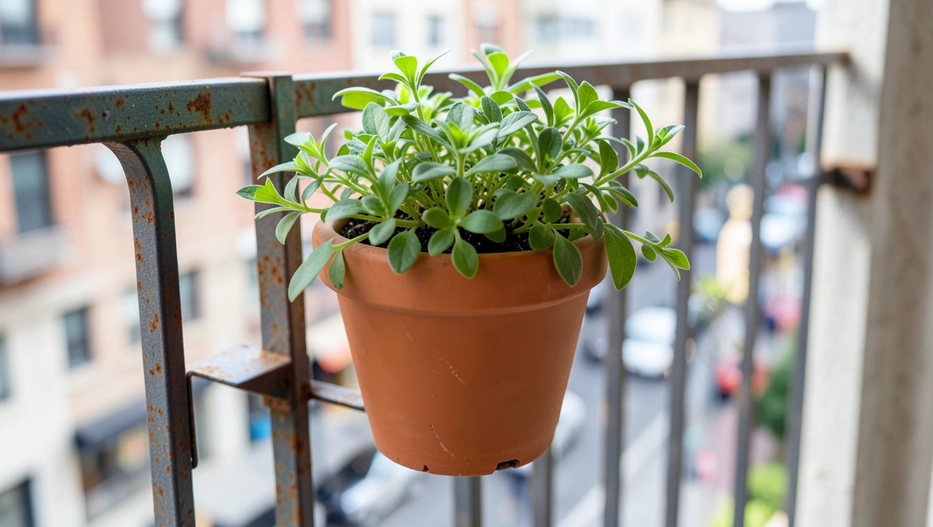 Jak zamocować doniczkę na balkonie