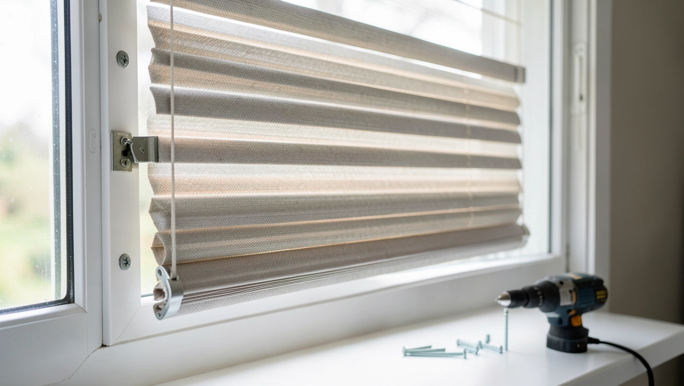 Jak zamontować rolety plisowane