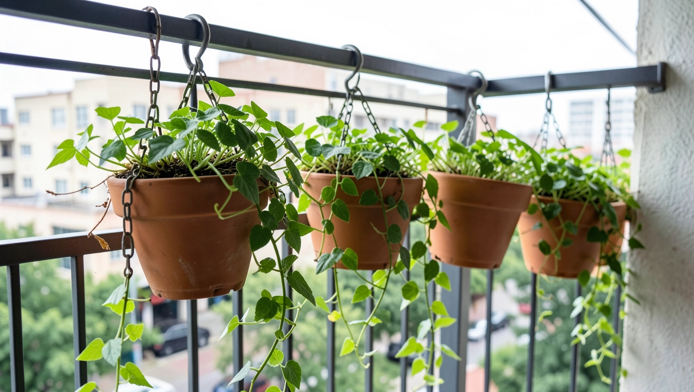 Jak zawiesić doniczki na balkonie