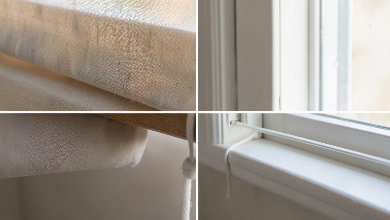 Jak zdjąć roletę rzymską do prania