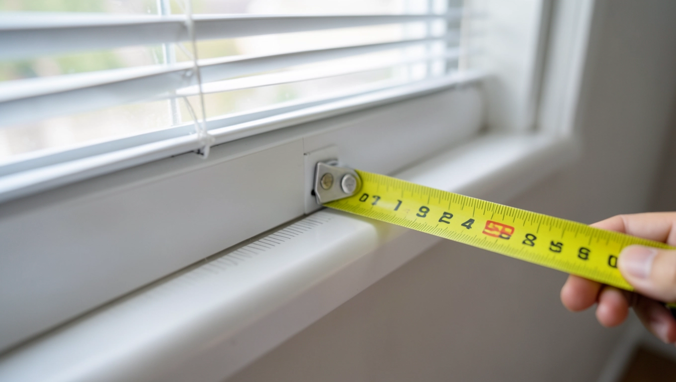 Jak zmierzyć okno do rolet w kasecie