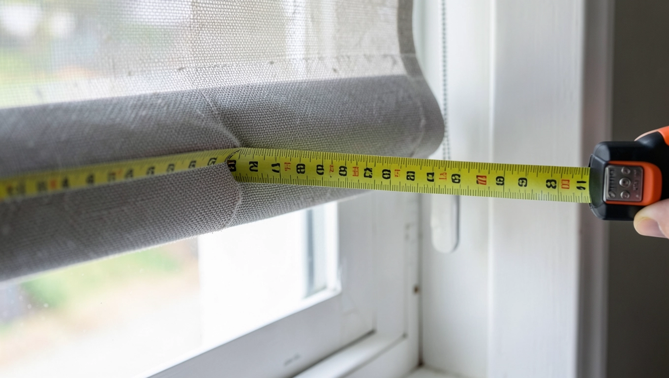 Jak zmierzyć rozmiar rolety