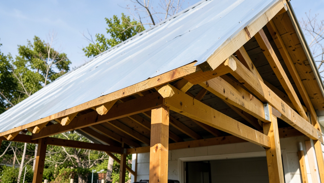 Jak zrobić dach jednospadowy na garażu