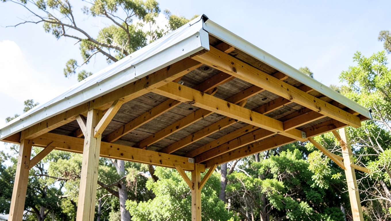 Jak zrobić dach jednospadowy na wiacie