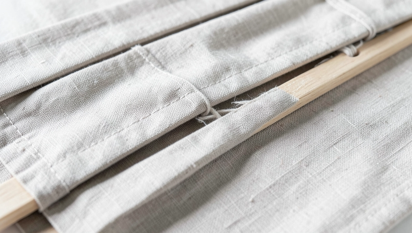 Jak zrobić roletę rzymską bez mechanizmu