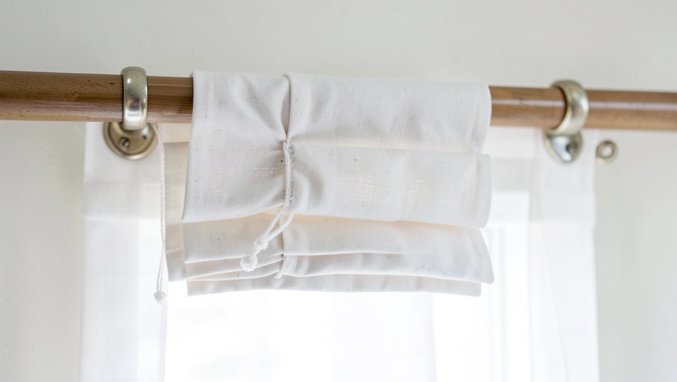 Jak zrobić roletę rzymską na karnisz