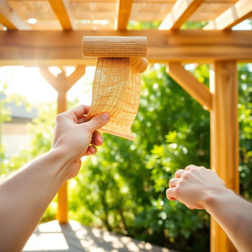 Jak zrobić ROLETY do altany