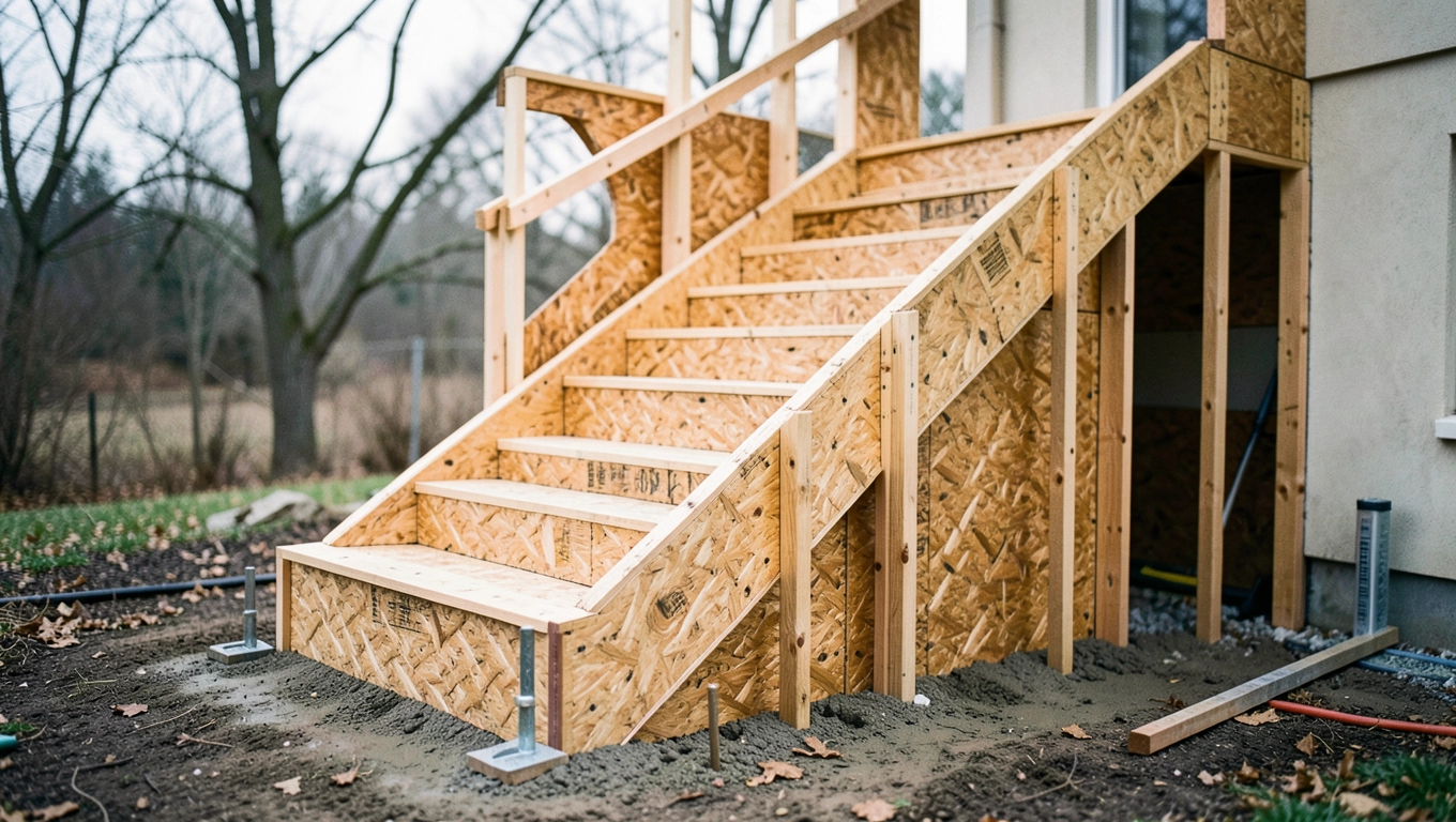 Jak zrobić szalunek na schody zewnętrzne