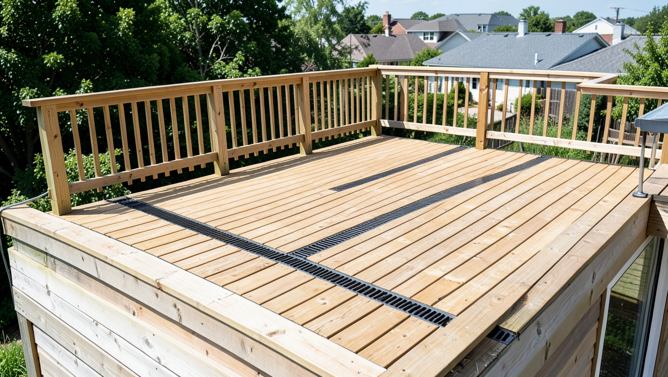 Jak zrobić taras na dachu garażu