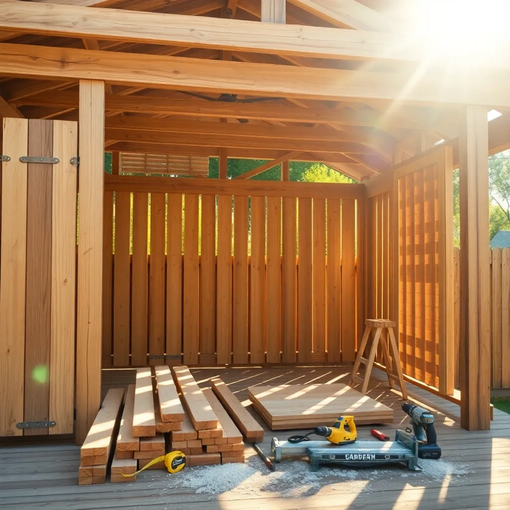 Jak zrobić żaluzje drewniane do altany