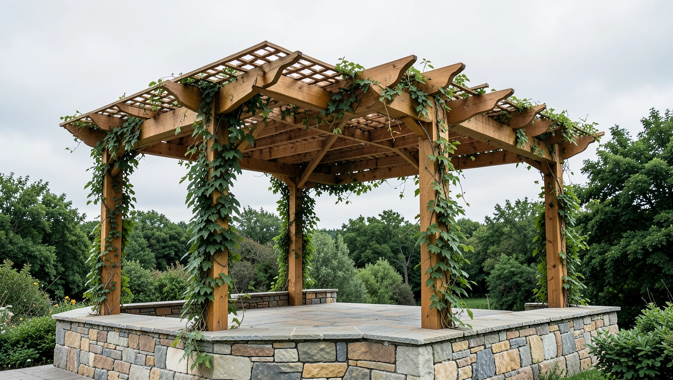 jaka wysokość pergoli tarasowej