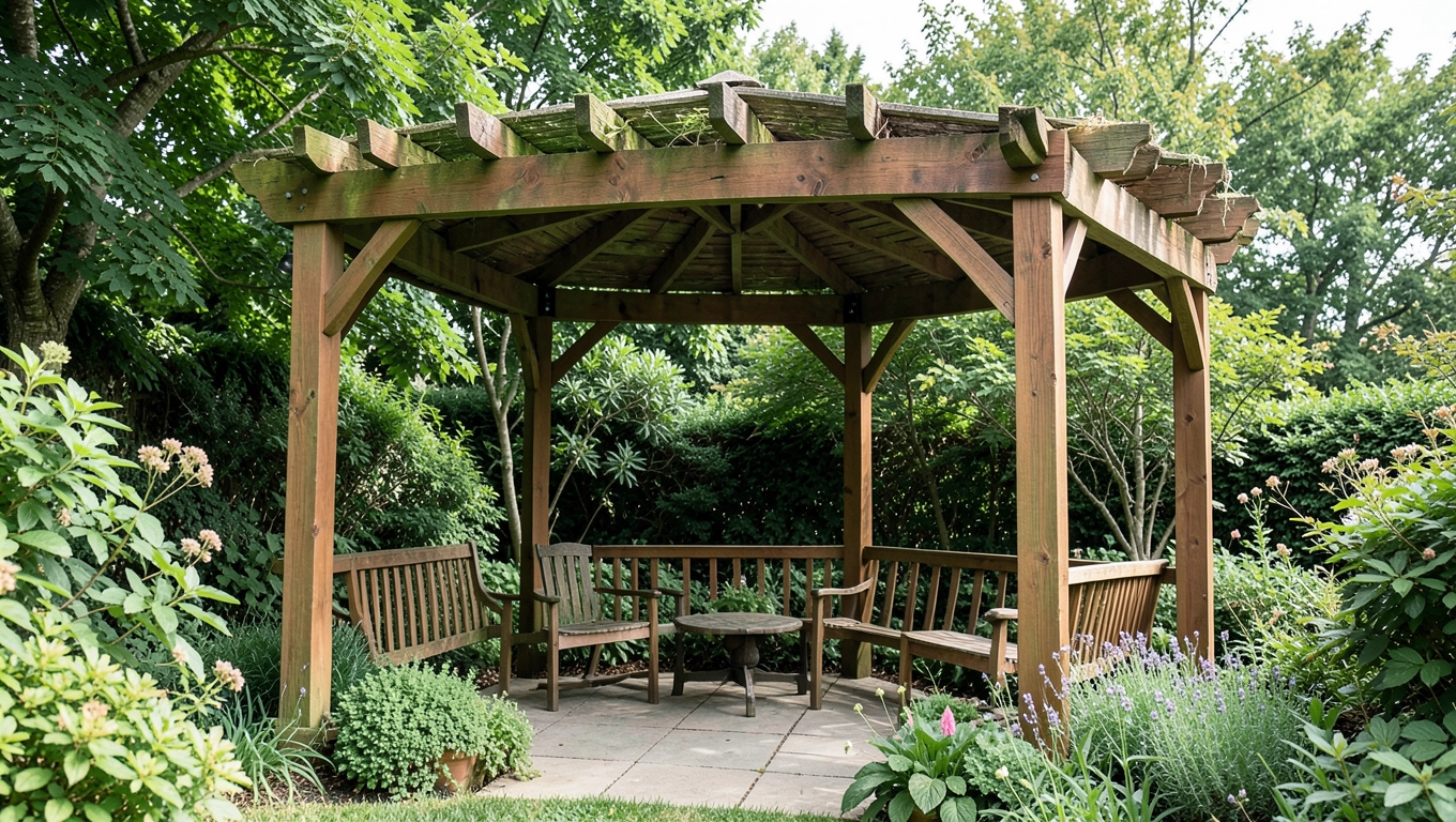 Jaki kolor altany ogrodowej