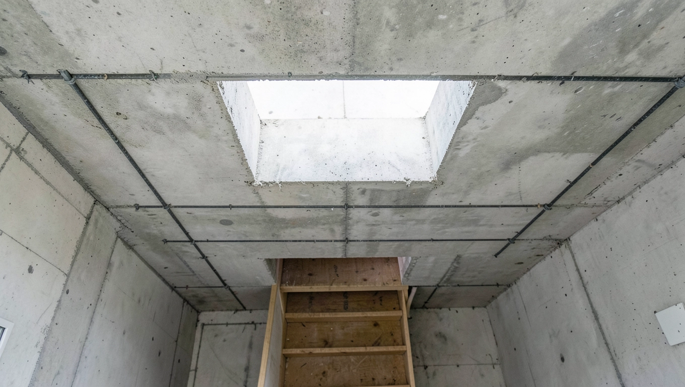 Jaki otwór w stropie na schody