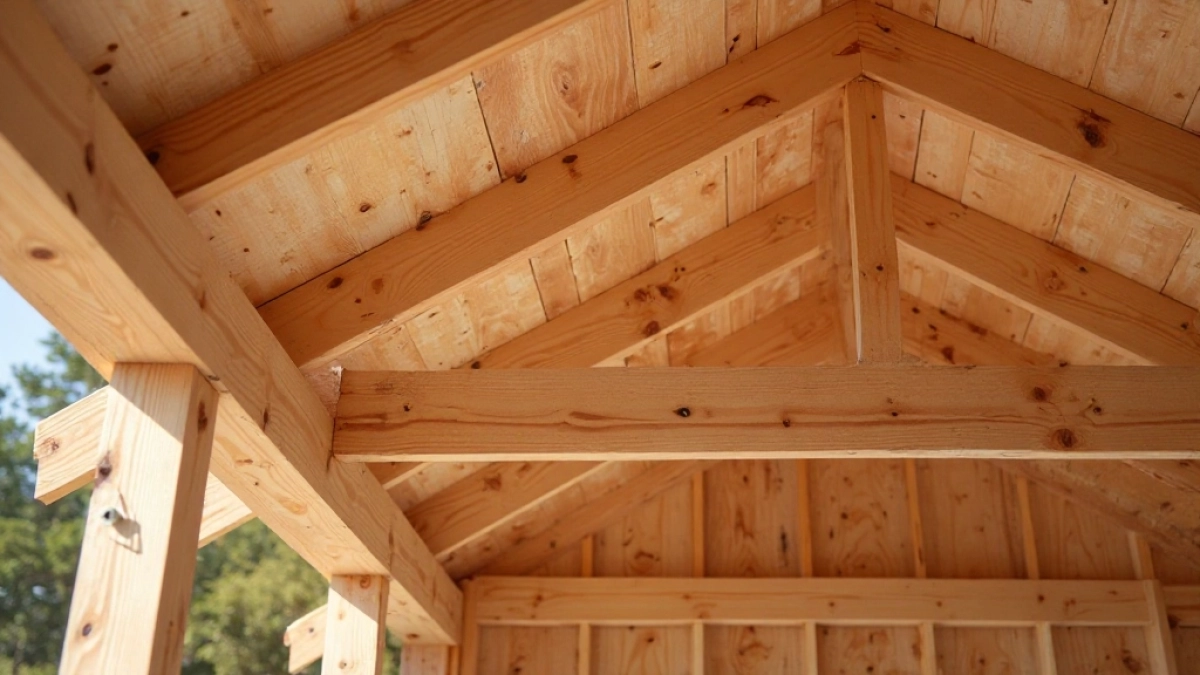 jakie belki na dach jednospadowy