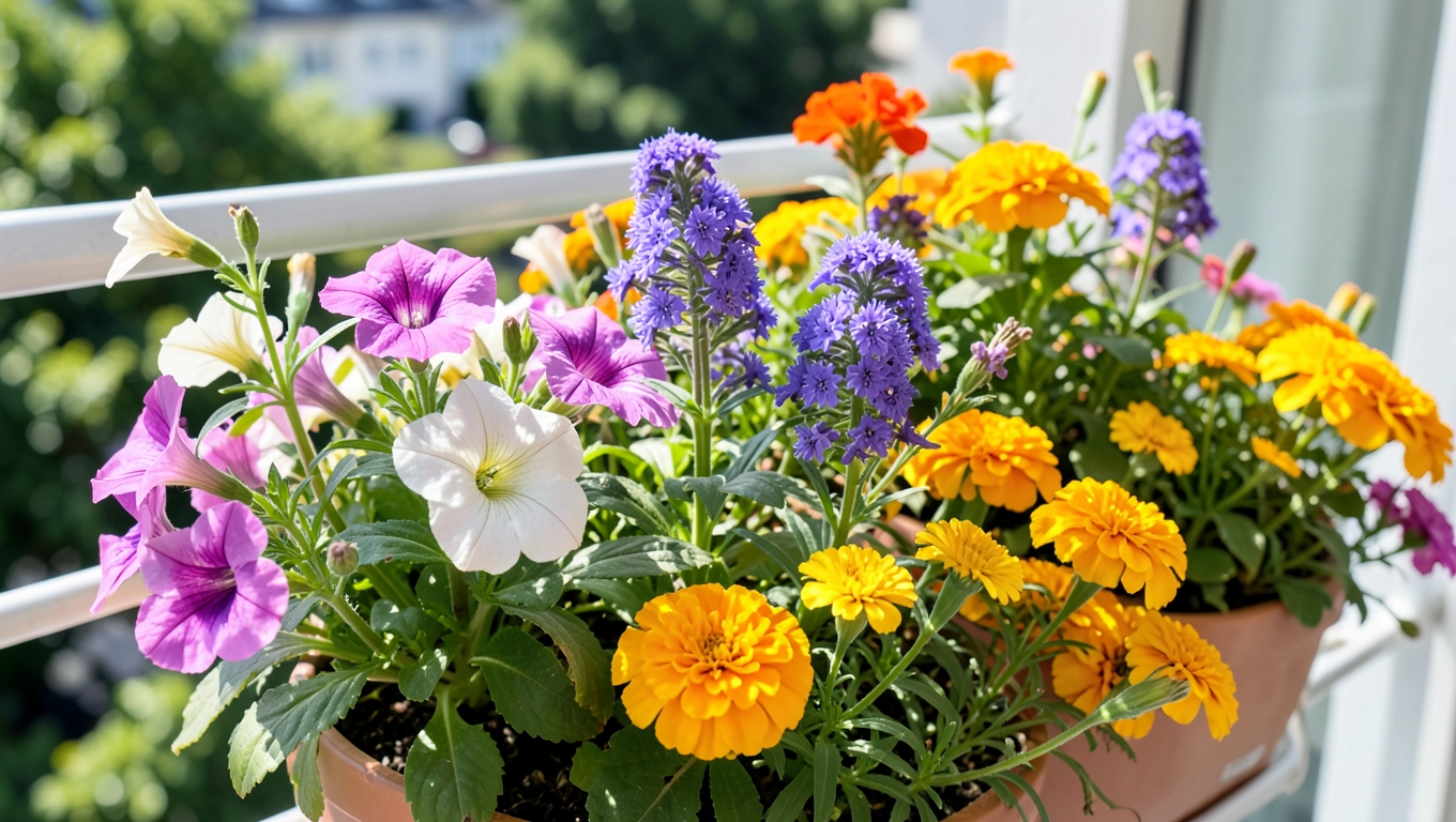 Jakie kwiaty na balkon w pełnym słońcu