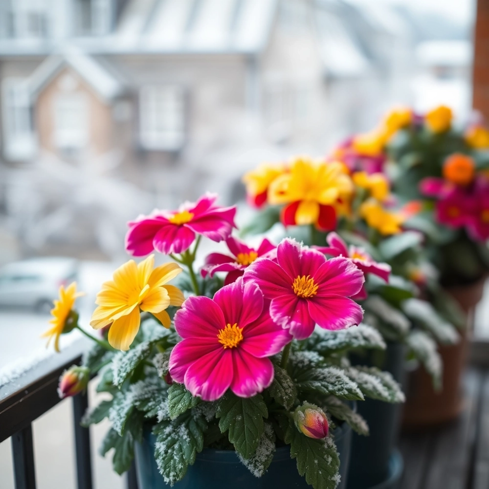 Jakie kwiaty na balkon zimą