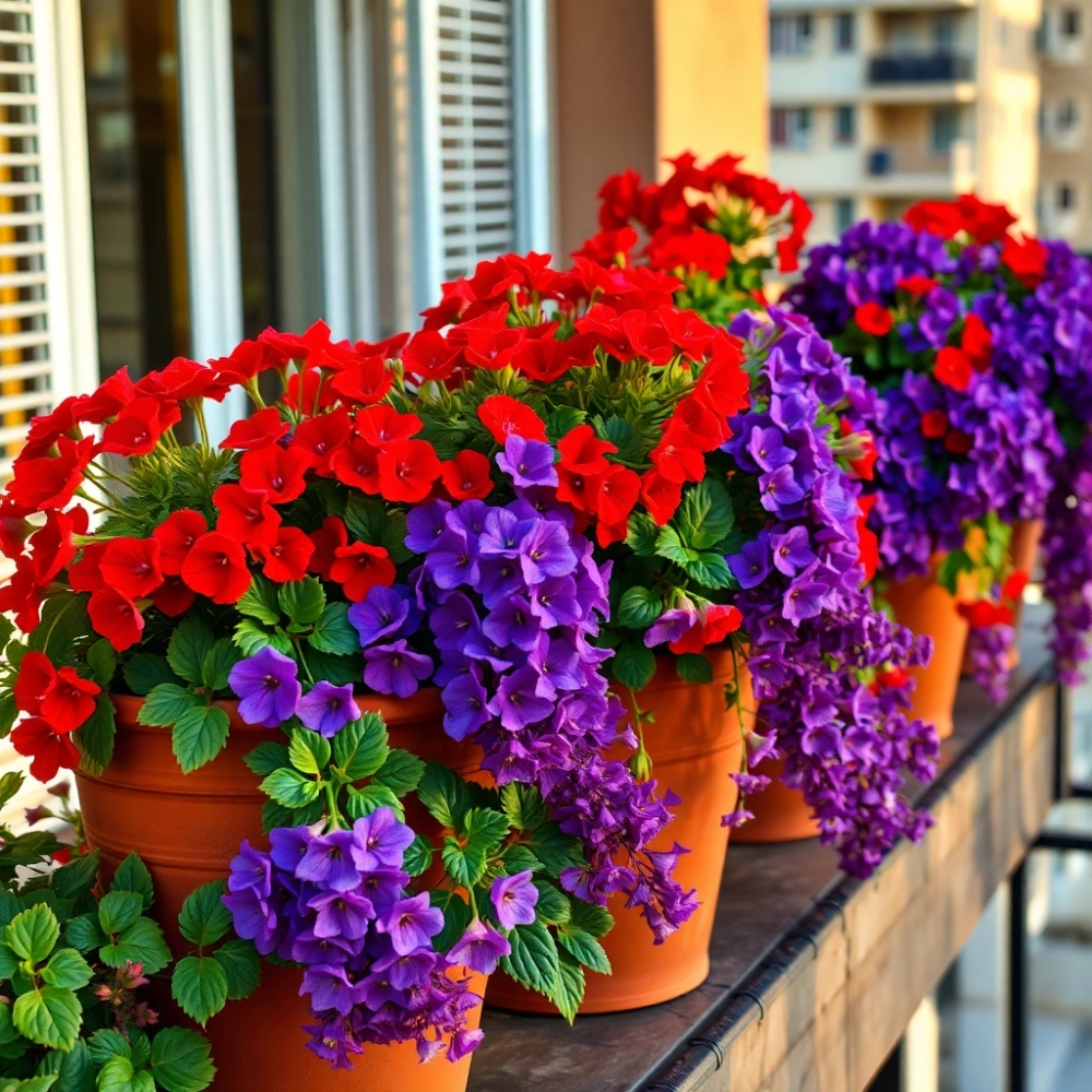 Jakie kwiaty na słoneczny balkon w lipcu