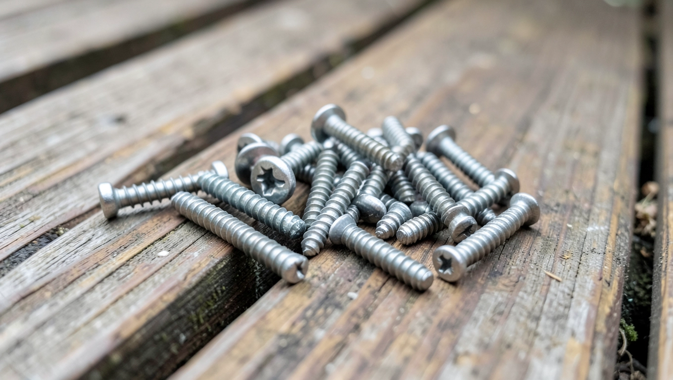 Jakie wkręty do tarasu drewnianego