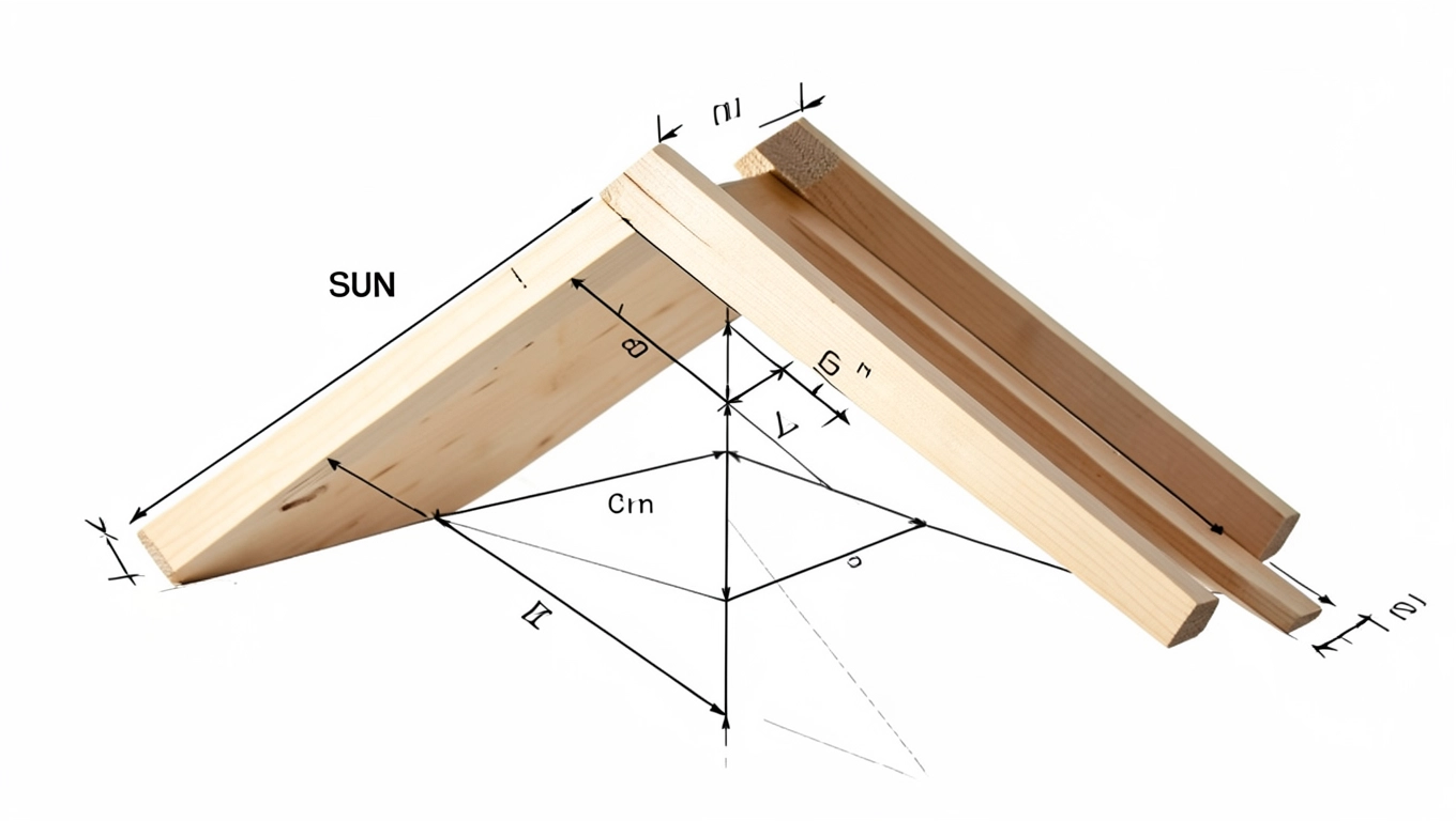 Kalkulator długości krokwi Dach jednospadowy