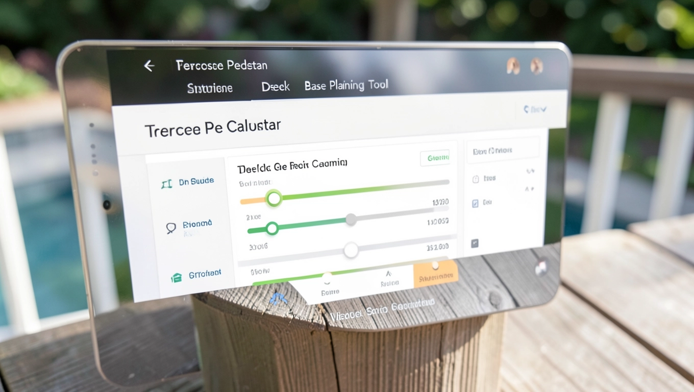 Kalkulator podstawek tarasowych