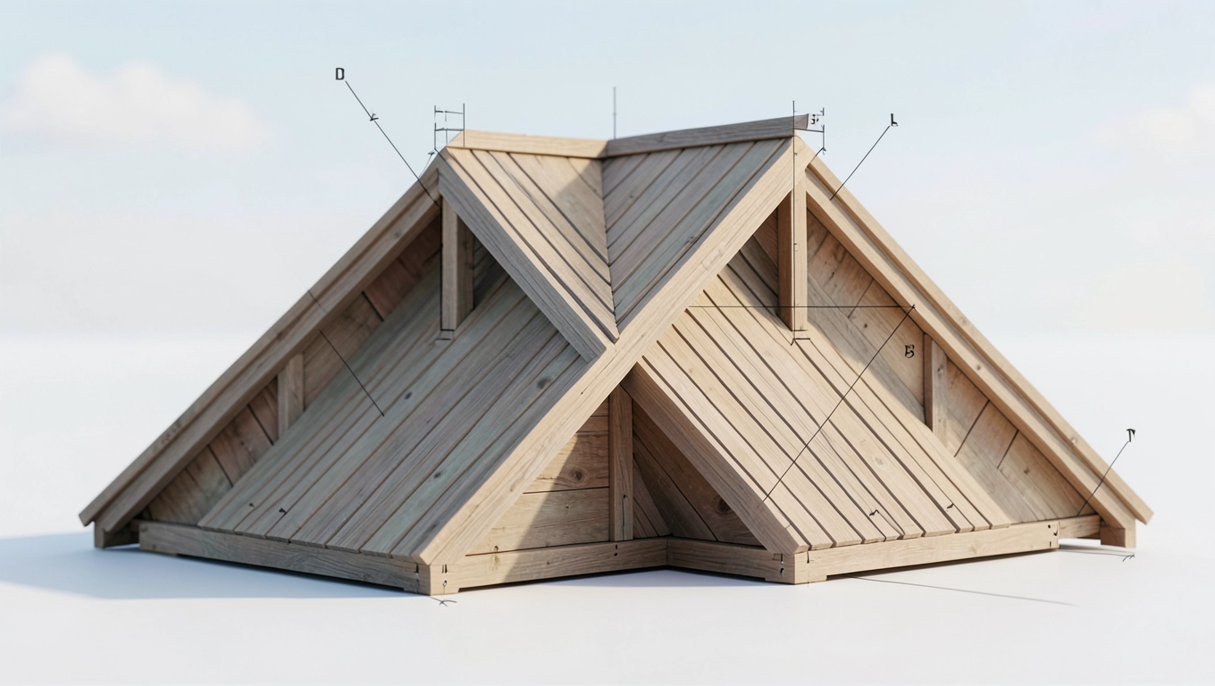 Kalkulator powierzchni dachu dwuspadowego