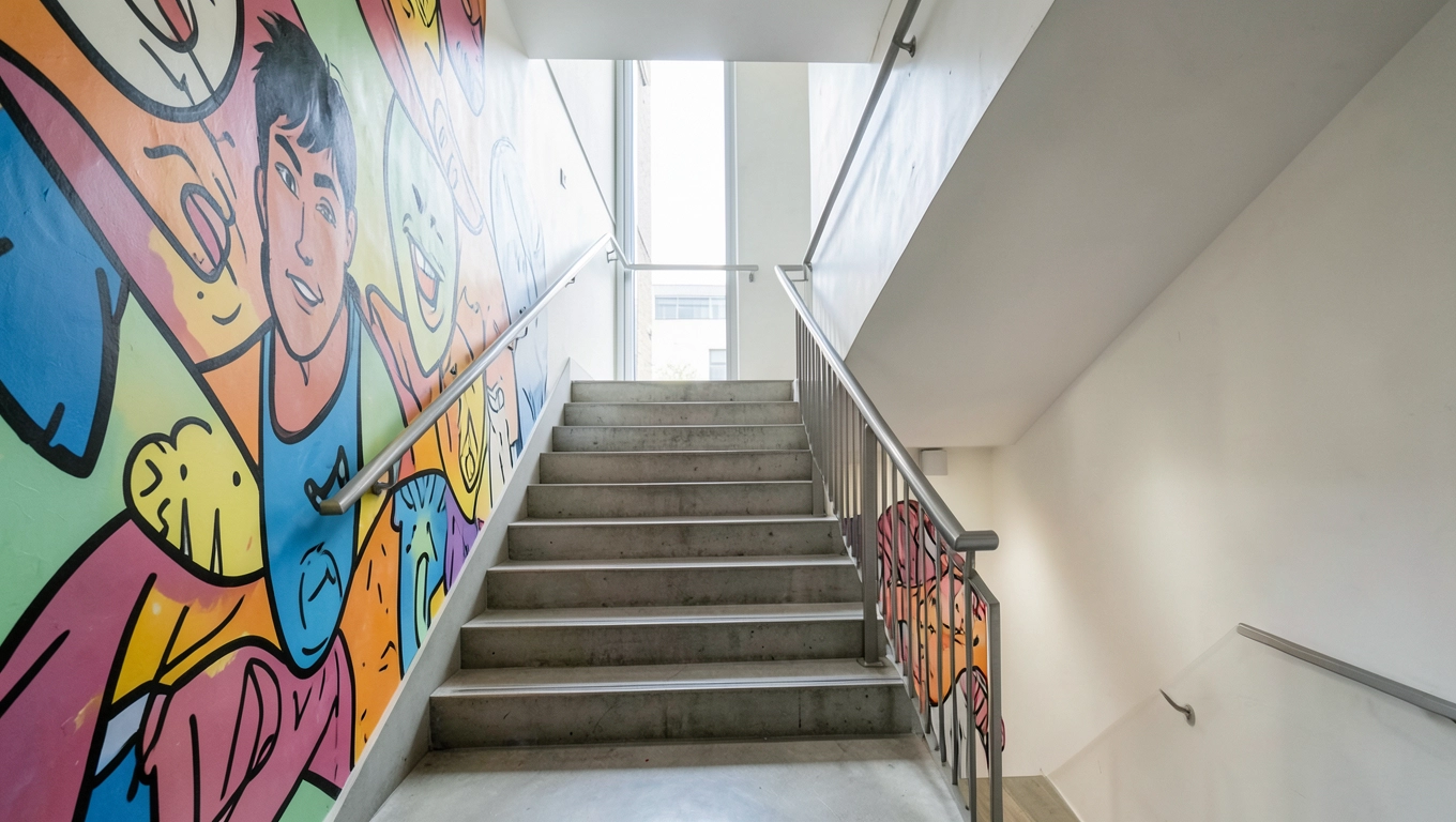 Klatka schodowa w bloku inspiracje