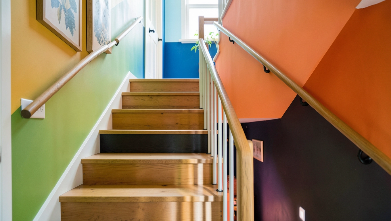 Kolor klatki schodowej w domu