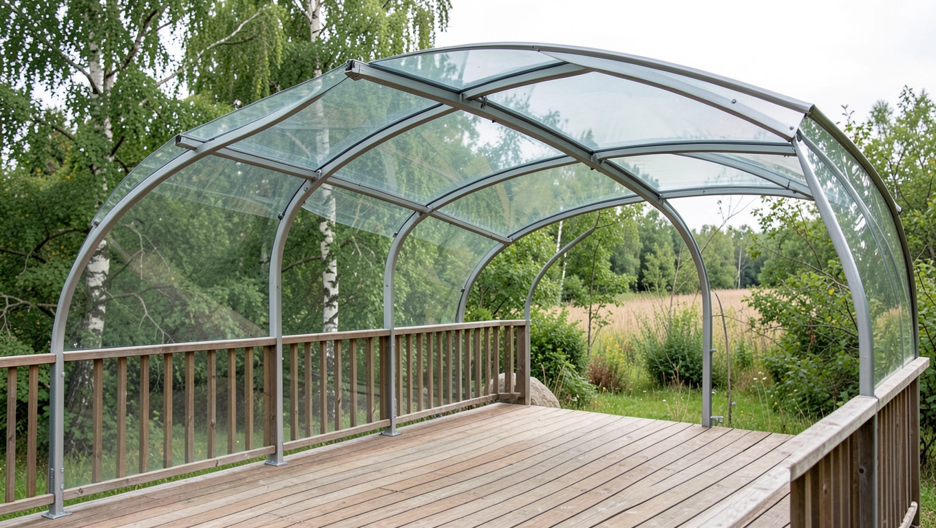 Koszt zadaszenia tarasu z poliwęglanu Rybnik