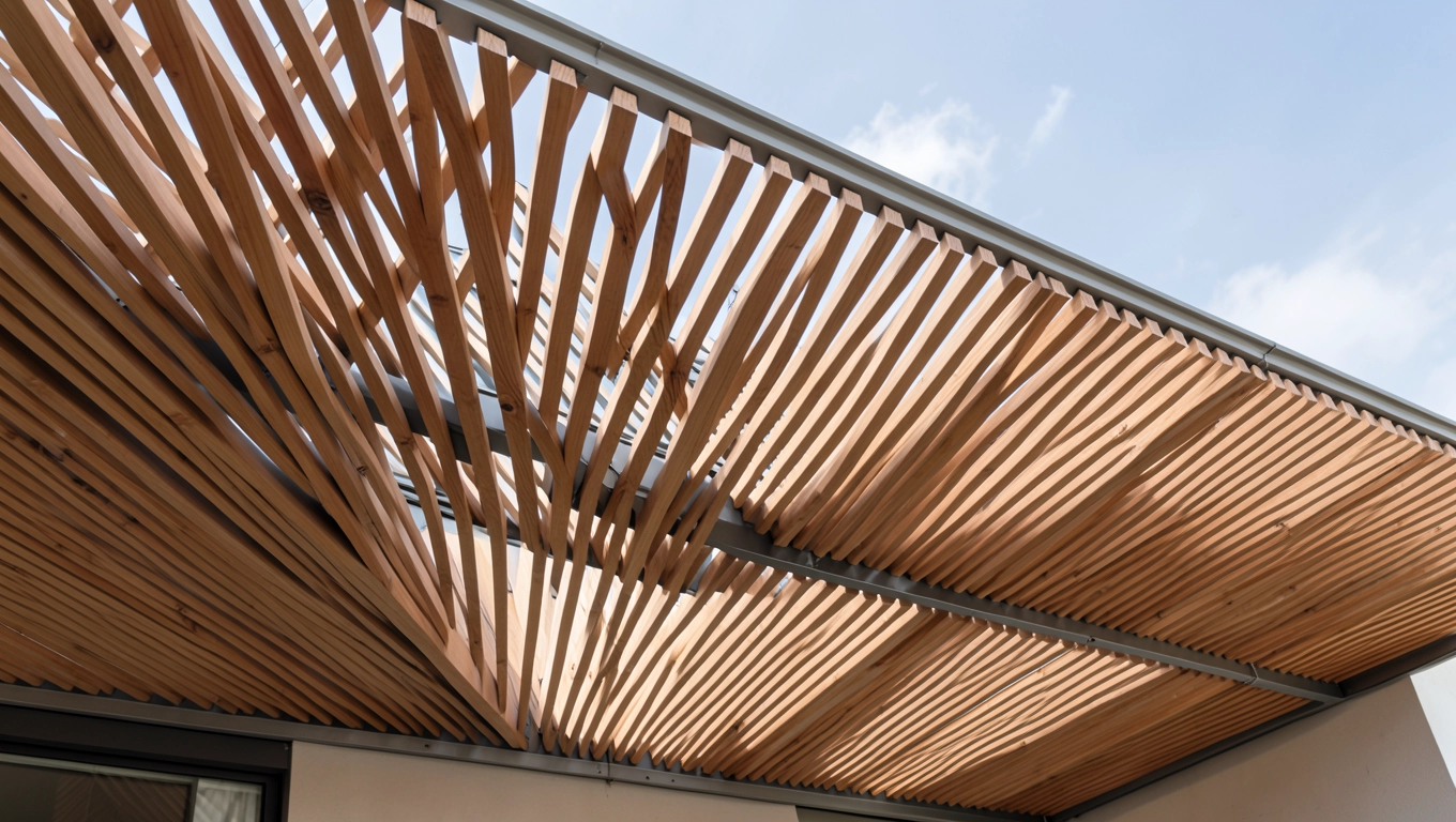 Lamele na dach tarasu