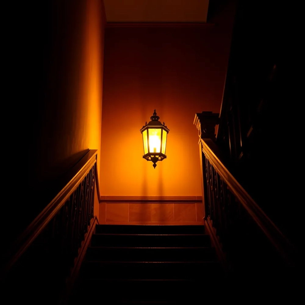 Lampa na klatce schodowej