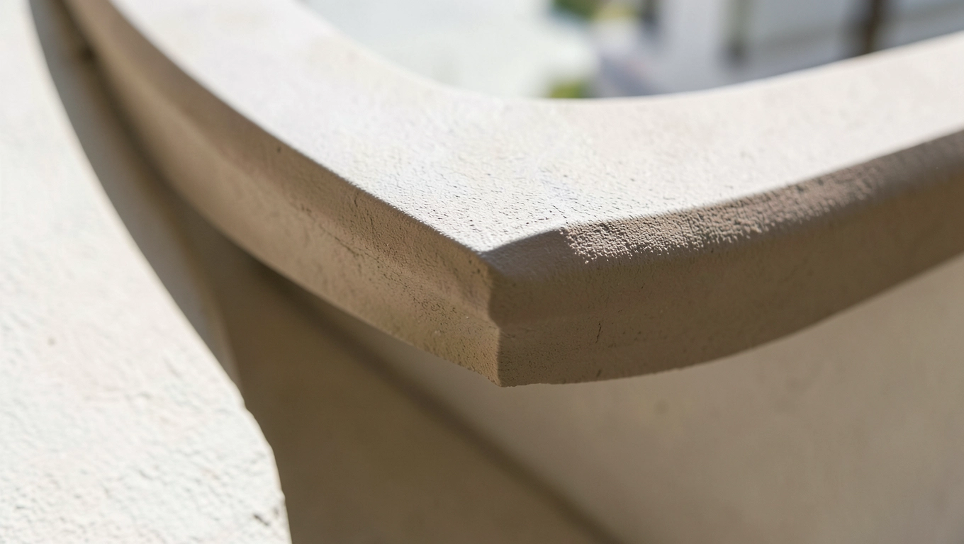 Listwa okapowa balkonowa półokrągła