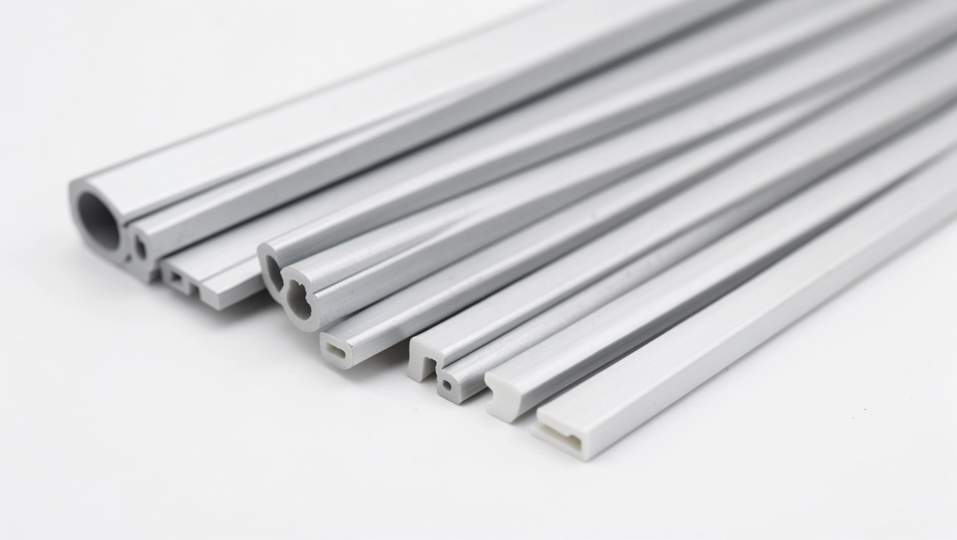 Listwy obciążające w zestawie do rolet wewnętrznych