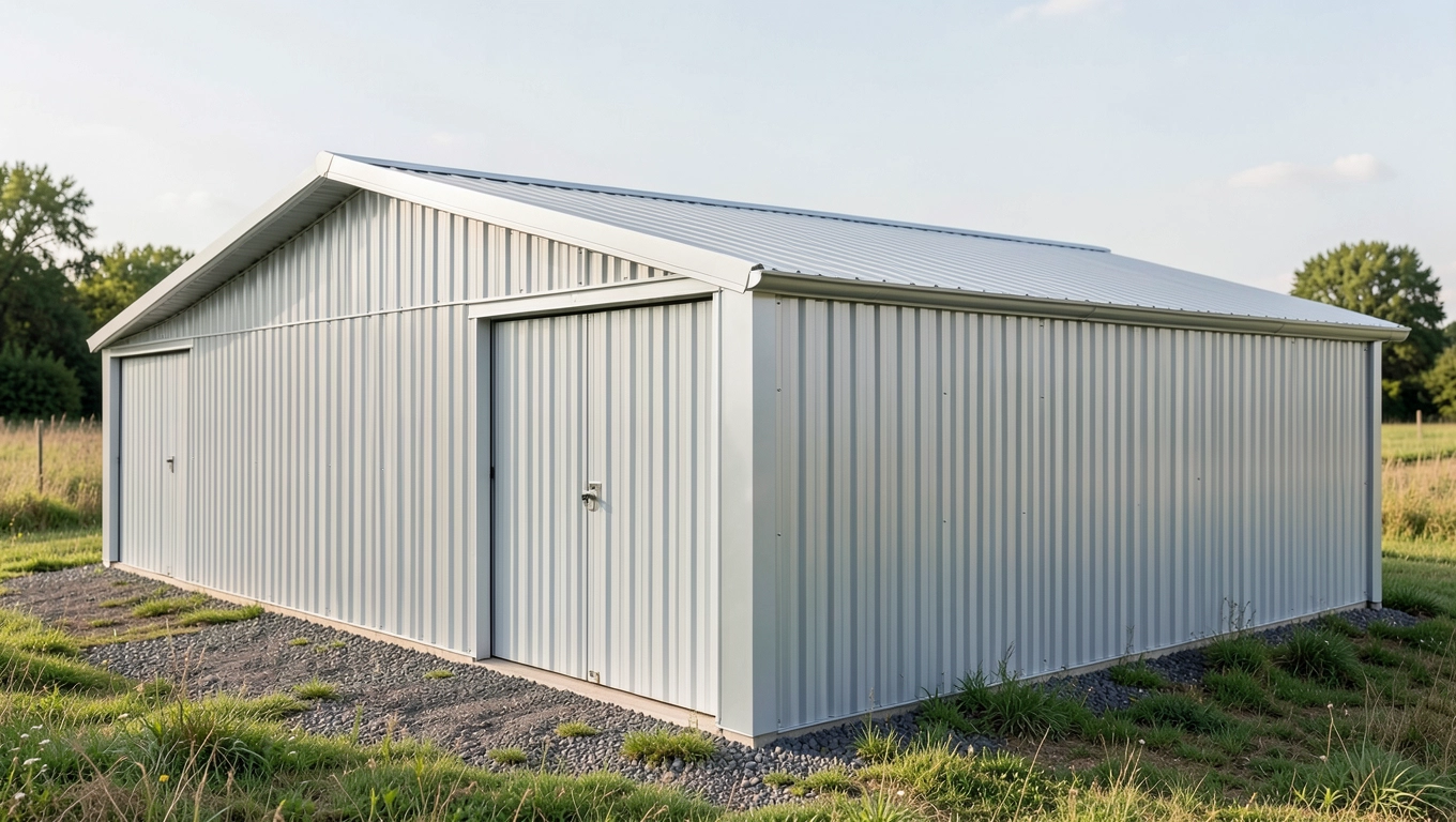 Małe garaże do 100 m² dach jednospadowy