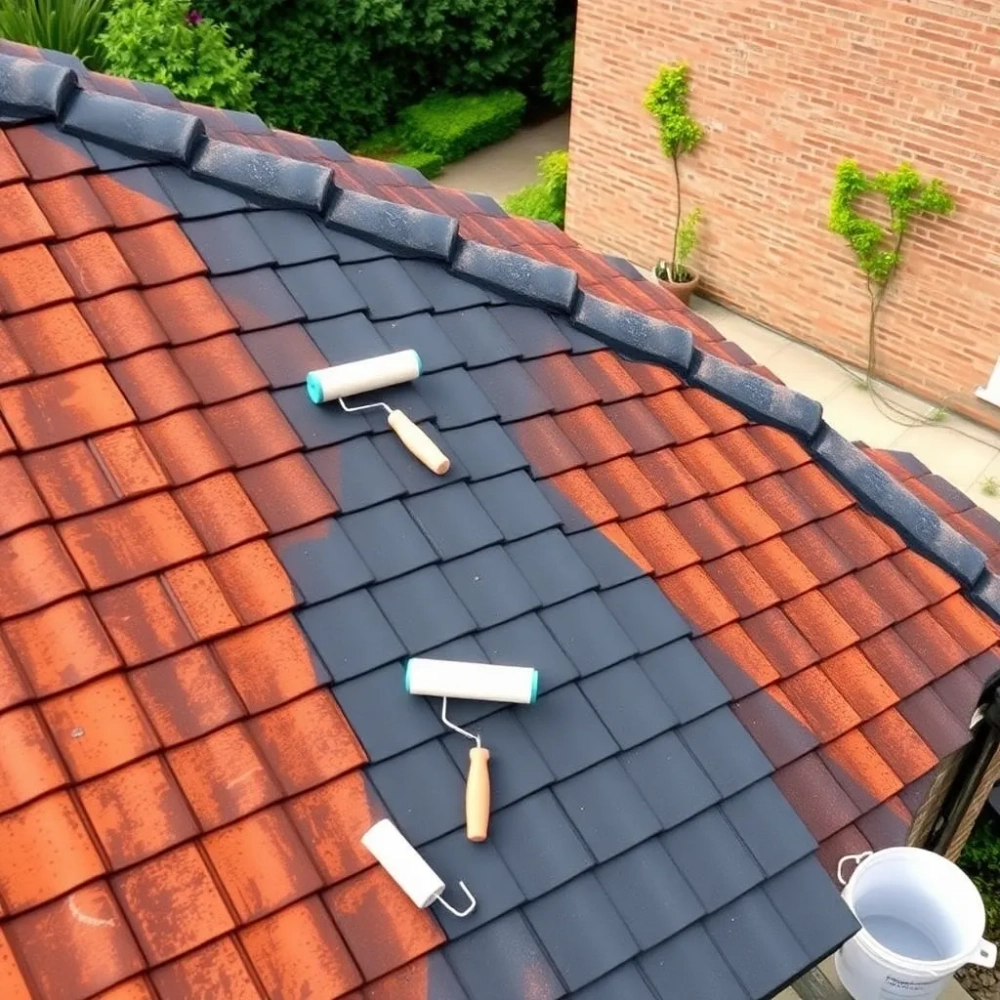 Malowanie dachu cena za m2