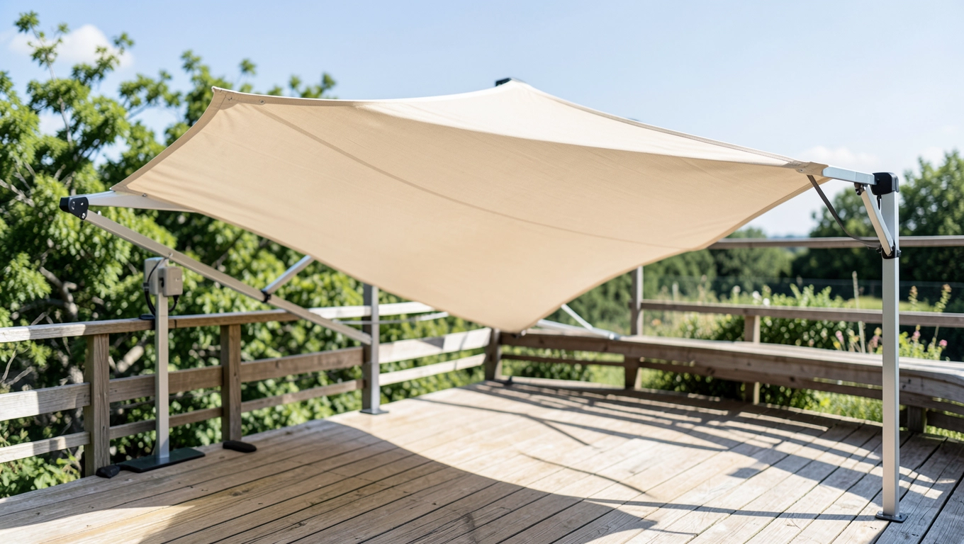 Markiza tarasowa 400x300 z napędem