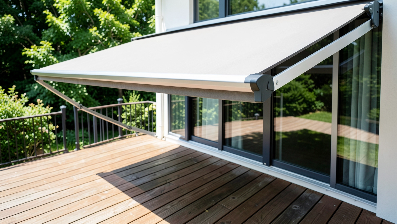 Markiza tarasowa elektryczna w kasecie