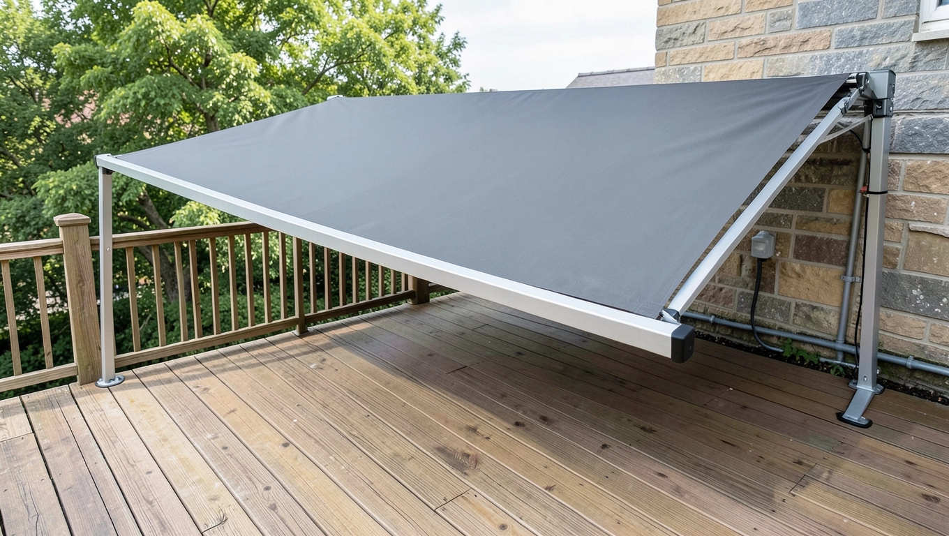 Markiza tarasowa z montażem