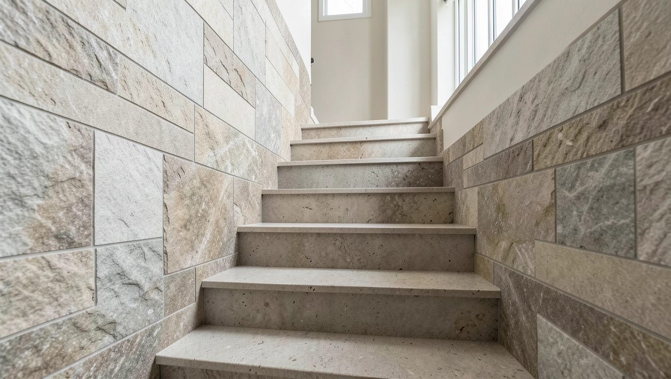 Marmolit na klatce schodowej