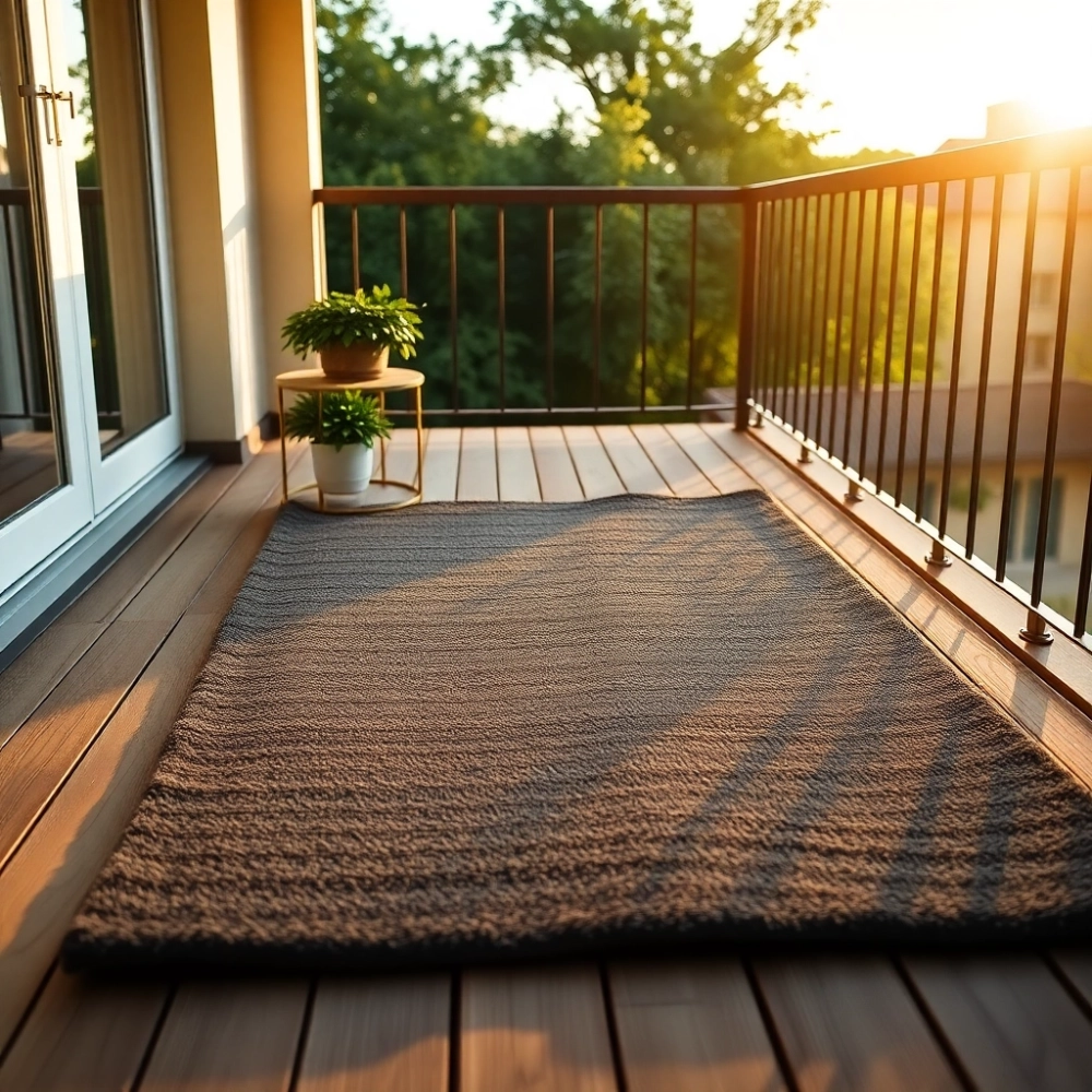 Matą termoizolacyjną na balkon